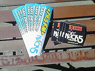 FMナックファイブ ステッカー