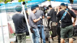 ドラマ撮影風景 テレビ東京 記憶捜査